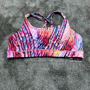 Lululemon multicolor sports bra